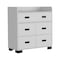 Tuhome Alyn Dresser, Four Legs, Four Drawers, One Double Drawer, Superior Top, White CLB7154 - alternate 7